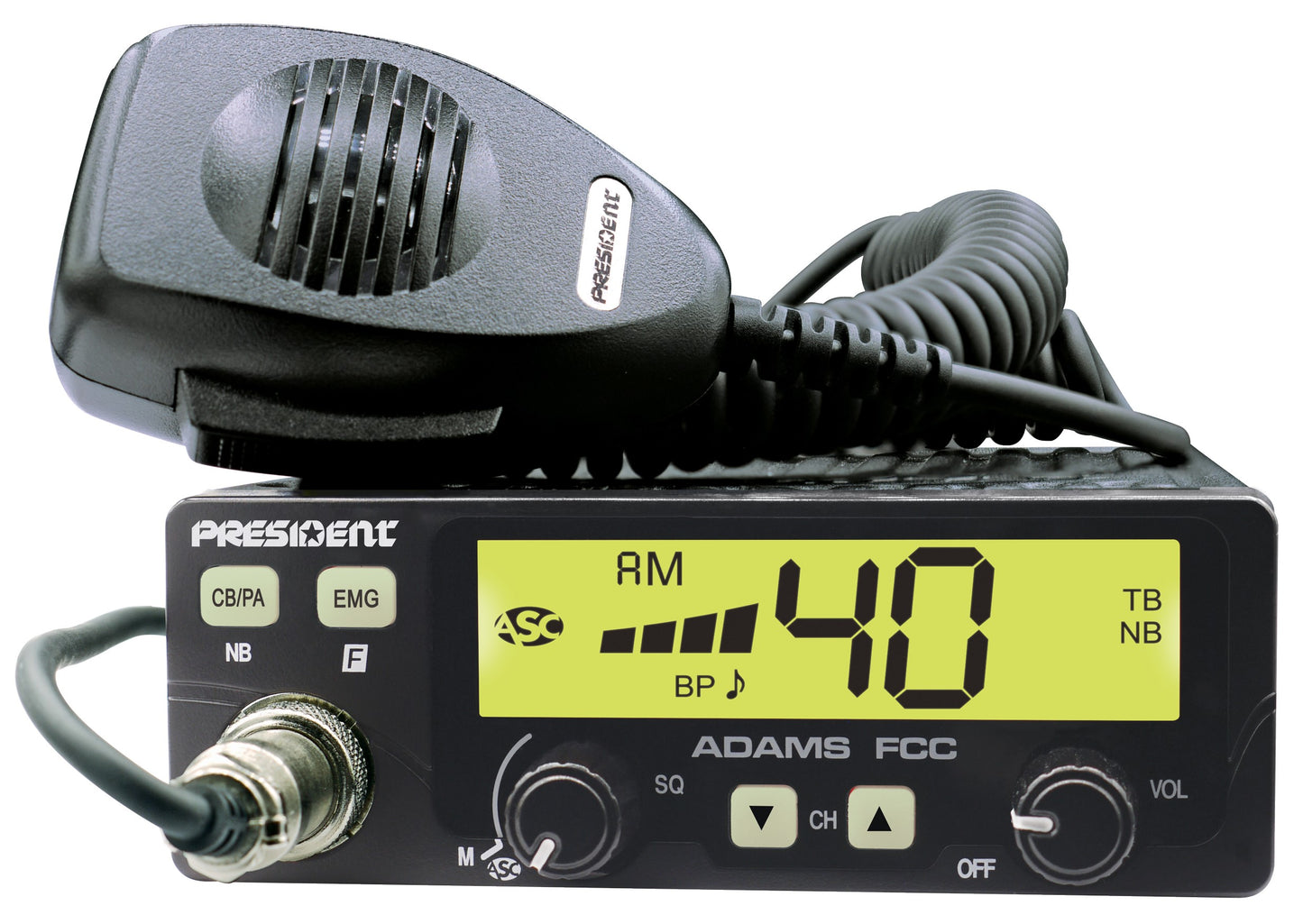 President Adams FCC CB Radio