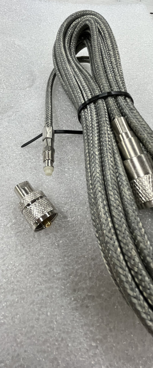 Coax 18' Plug to Plug Heavy Duty w/ removable connector