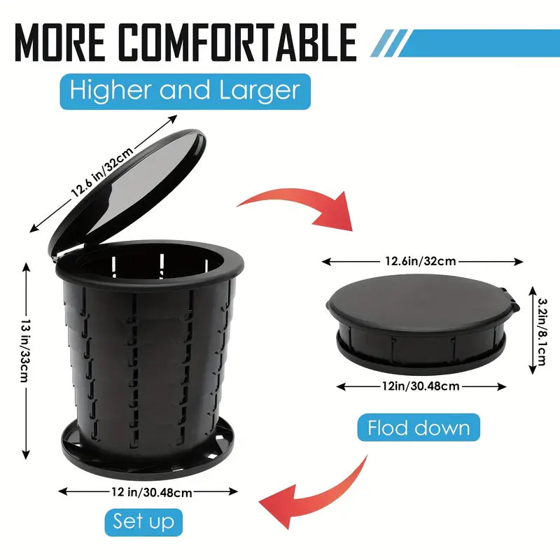 Retractable Toilet on-the-go