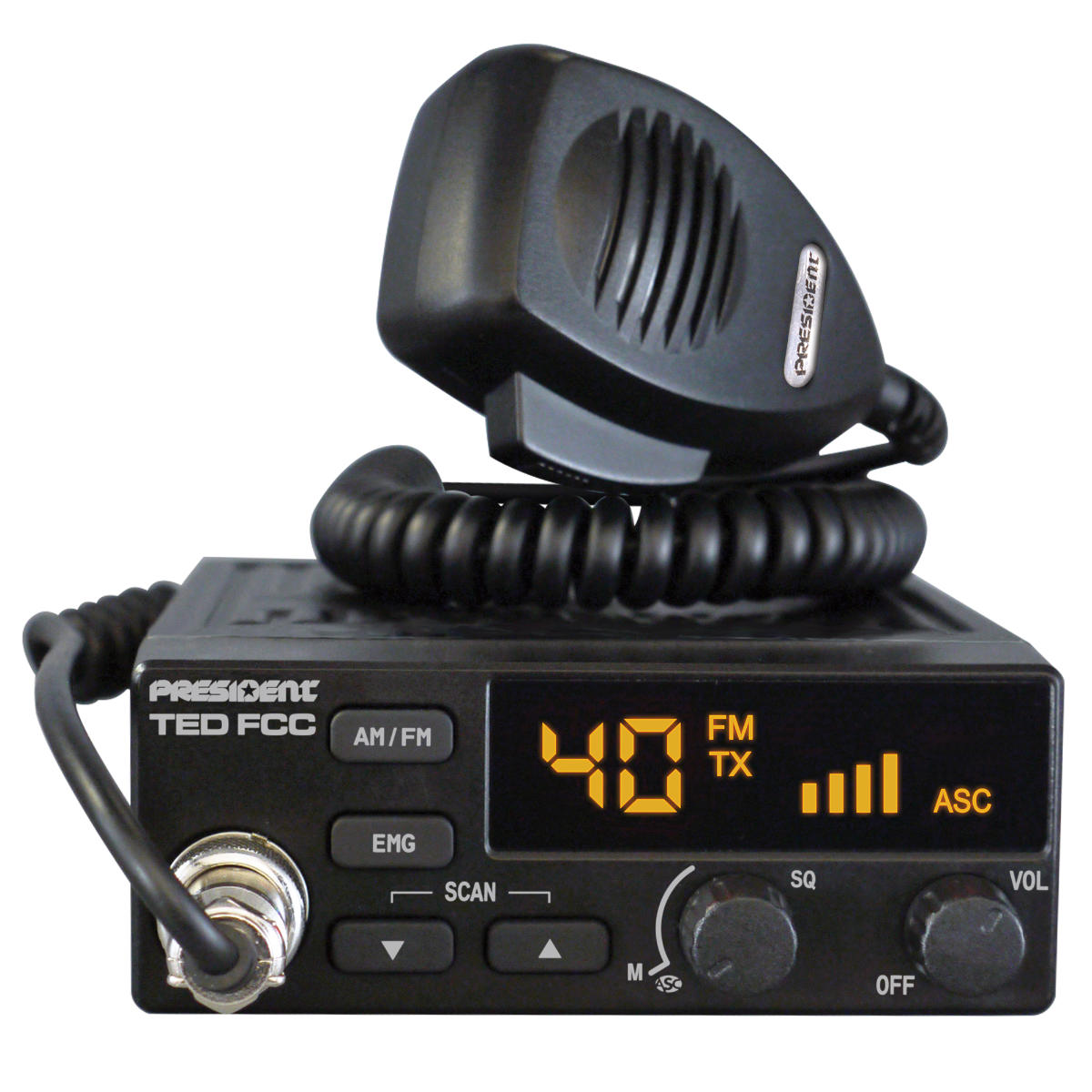 President Ted FCC Compact CB Radio