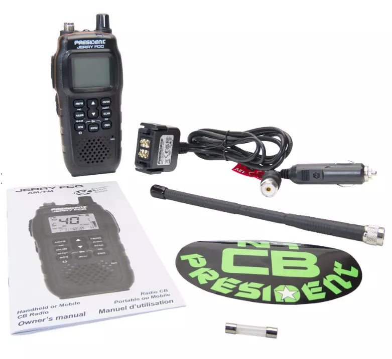 President Jerry FCC Hand Held CB Radio