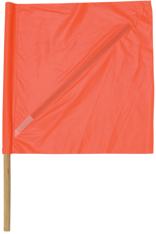 Vinyl  Flag with Stiffener 18x18 w/24" Wooden Dowel