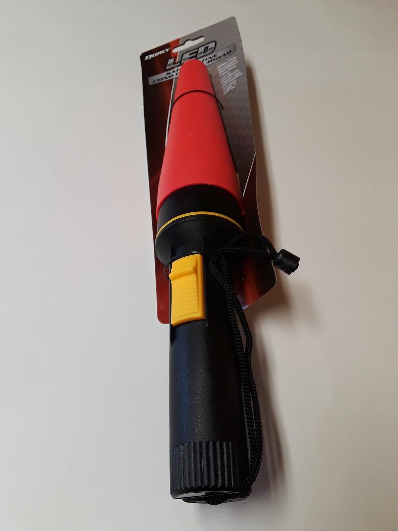 Flashlight with Warning Cone